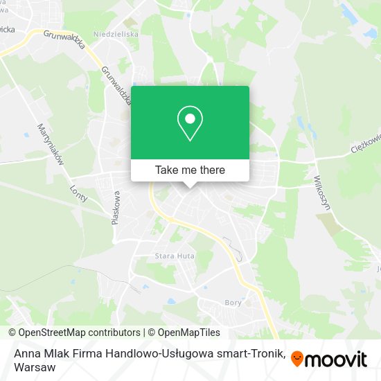 Anna Mlak Firma Handlowo-Usługowa smart-Tronik map