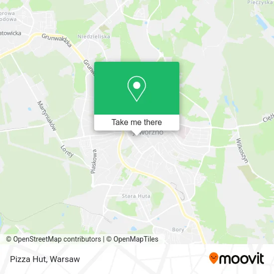 Карта Pizza Hut