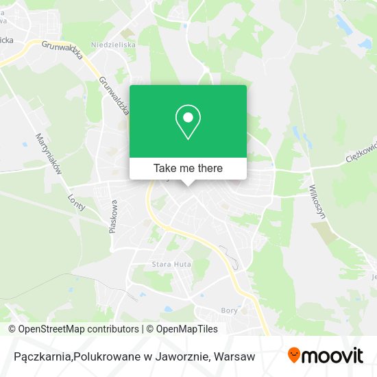 Pączkarnia,Polukrowane w Jaworznie map