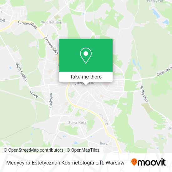 Medycyna Estetyczna i Kosmetologia Lift map