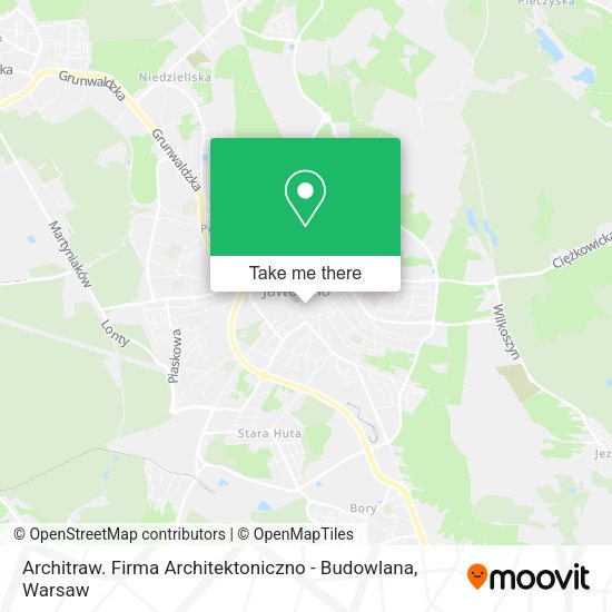 Architraw. Firma Architektoniczno - Budowlana map