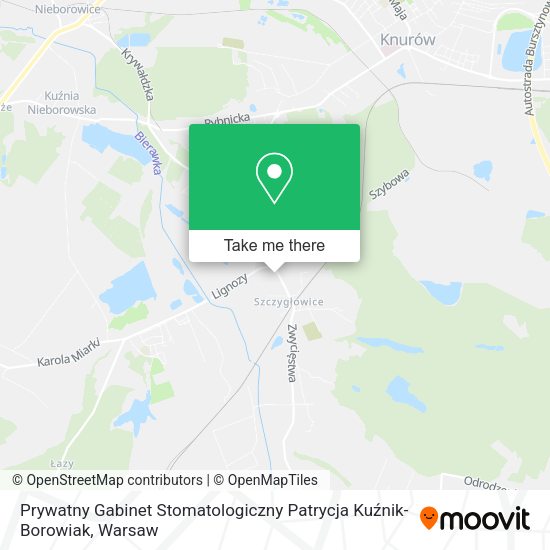 Prywatny Gabinet Stomatologiczny Patrycja Kuźnik-Borowiak map