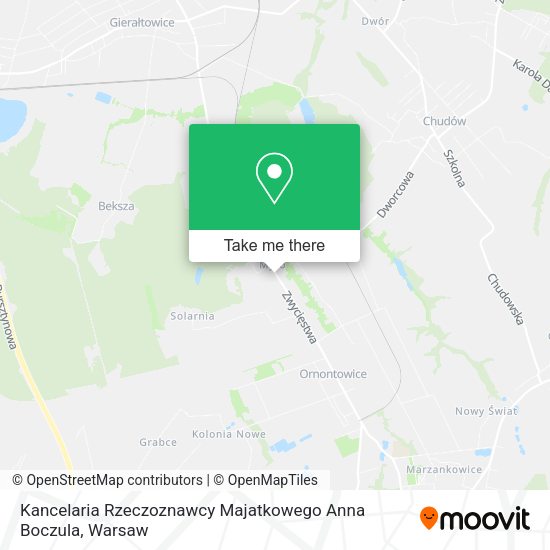 Kancelaria Rzeczoznawcy Majatkowego Anna Boczula map