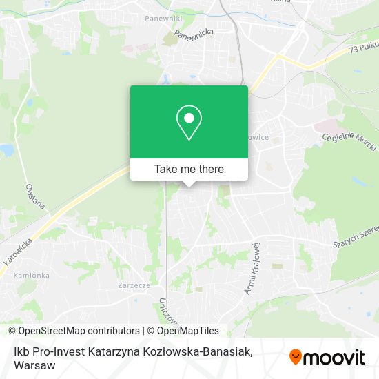 Ikb Pro-Invest Katarzyna Kozłowska-Banasiak map