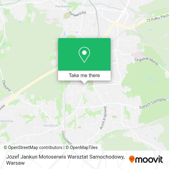 Józef Jankun Motoserwis Warsztat Samochodowy map