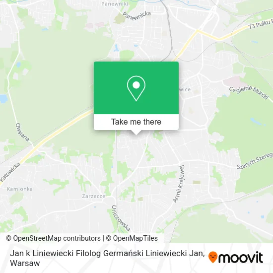 Карта Jan k Liniewiecki Filolog Germański Liniewiecki Jan