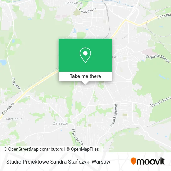 Карта Studio Projektowe Sandra Stańczyk
