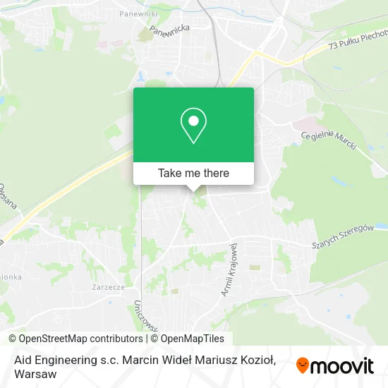 Карта Aid Engineering s.c. Marcin Wideł Mariusz Kozioł
