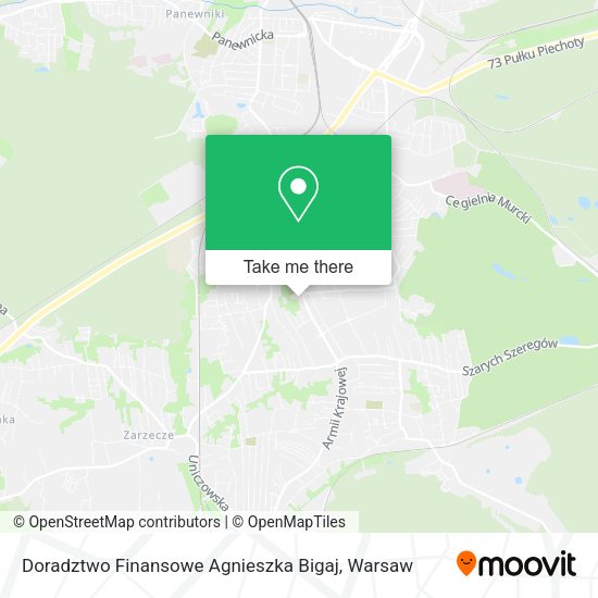 Doradztwo Finansowe Agnieszka Bigaj map