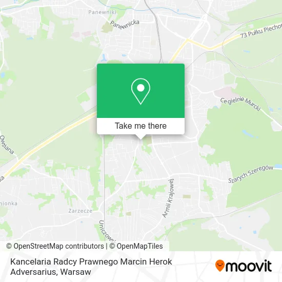 Карта Kancelaria Radcy Prawnego Marcin Herok Adversarius