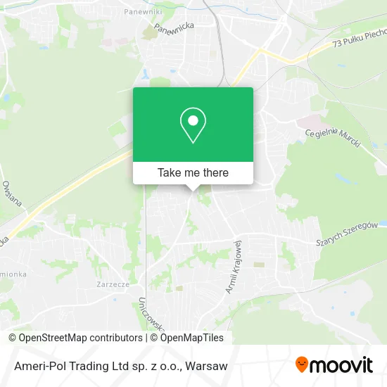 Карта Ameri-Pol Trading Ltd sp. z o.o.