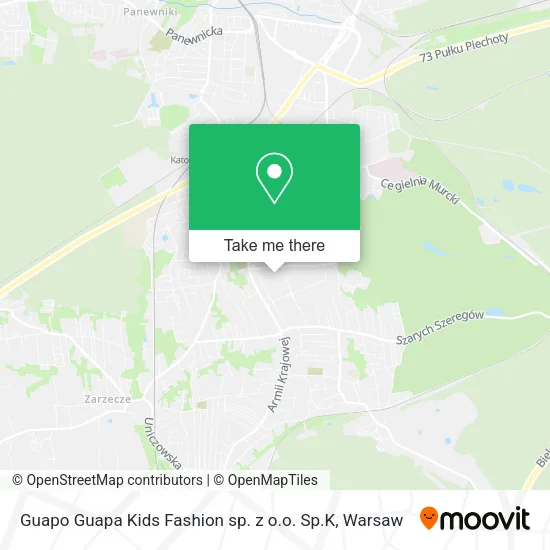 Карта Guapo Guapa Kids Fashion sp. z o.o. Sp.K