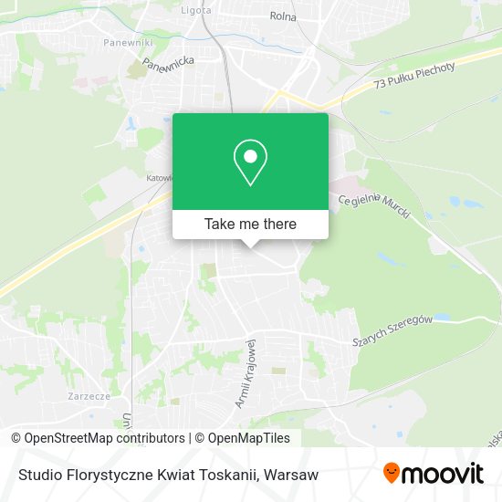 Studio Florystyczne Kwiat Toskanii map