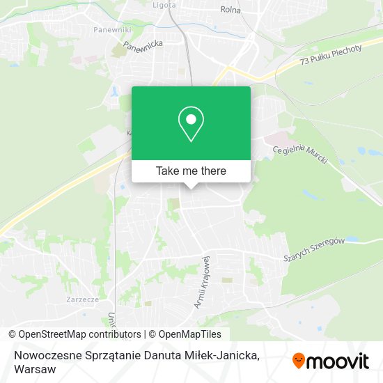 Nowoczesne Sprzątanie Danuta Miłek-Janicka map