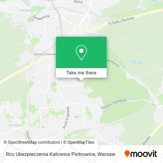 Карта Rcu Ubezpieczenia Katowice Piotrowice