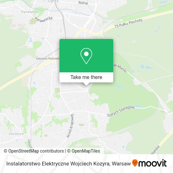 Instalatorstwo Elektryczne Wojciech Kozyra map