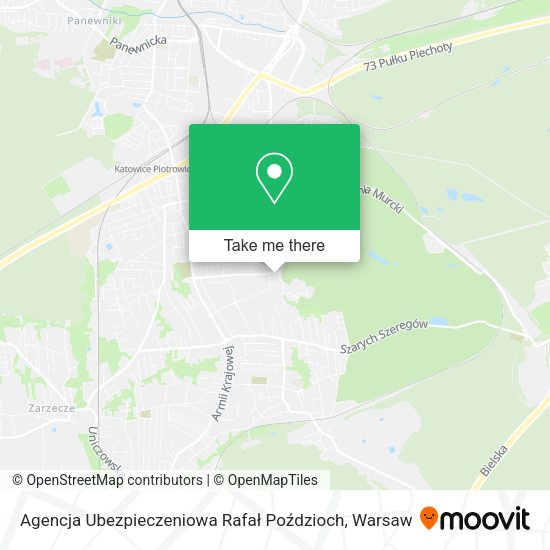 Agencja Ubezpieczeniowa Rafał Poździoch map