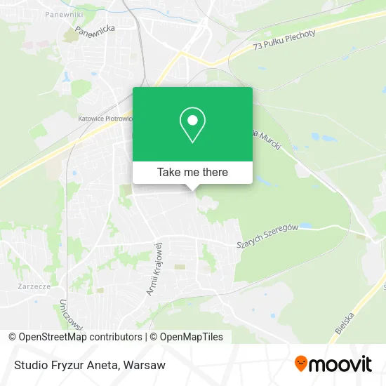 Карта Studio Fryzur Aneta