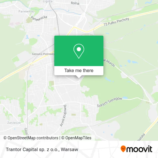 Карта Trantor Capital sp. z o.o.