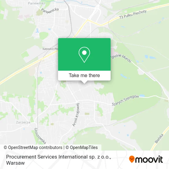 Карта Procurement Services International sp. z o.o.