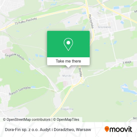 Dora-Fin sp. z o.o. Audyt i Doradztwo map