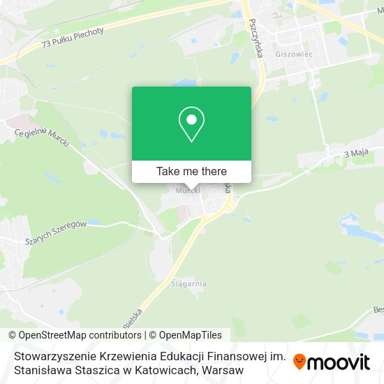 Stowarzyszenie Krzewienia Edukacji Finansowej im. Stanisława Staszica w Katowicach map