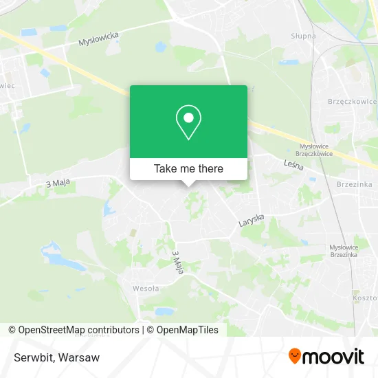 Карта Serwbit