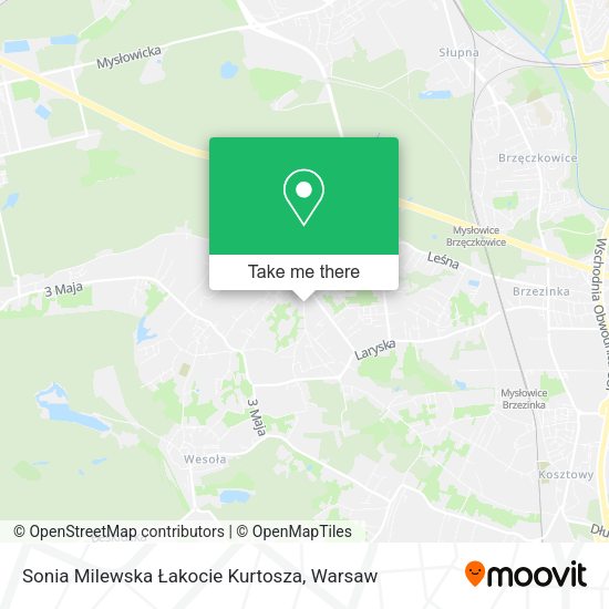 Sonia Milewska Łakocie Kurtosza map