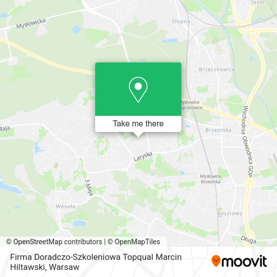 Firma Doradczo-Szkoleniowa Topqual Marcin Hiltawski map