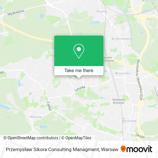 Карта Przemysław Sikora Consulting Managment