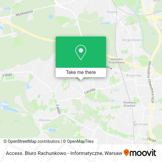 Access. Biuro Rachunkowo - Informatyczne map