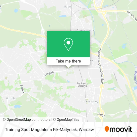Карта Training Spot Magdalena Fik-Matyniak