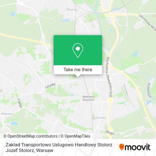 Zaklad Transportowo Uslugowo Handlowy Stolorz Jozef Stolorz map