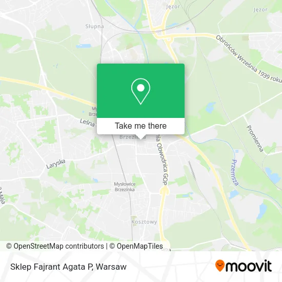 Карта Sklep Fajrant Agata P