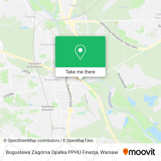 Bogusława Zagórna Opałka PPHU Finezja map