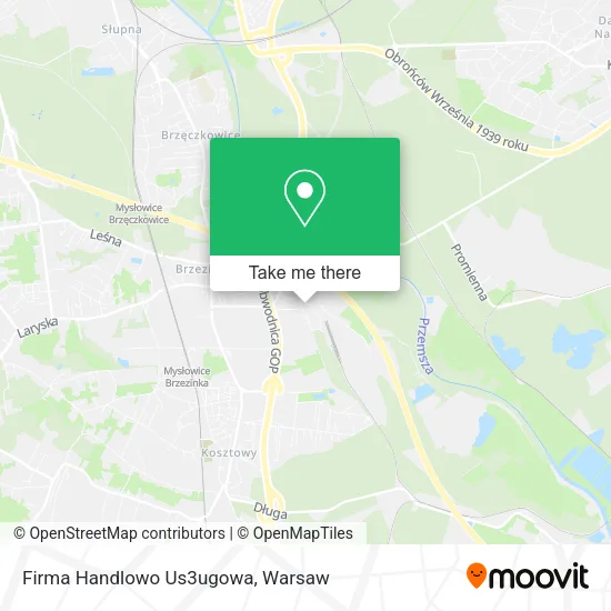 Карта Firma Handlowo Us3ugowa