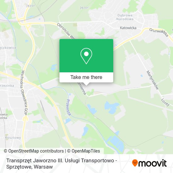 Transprzęt Jaworzno III. Usługi Transportowo - Sprzętowe map