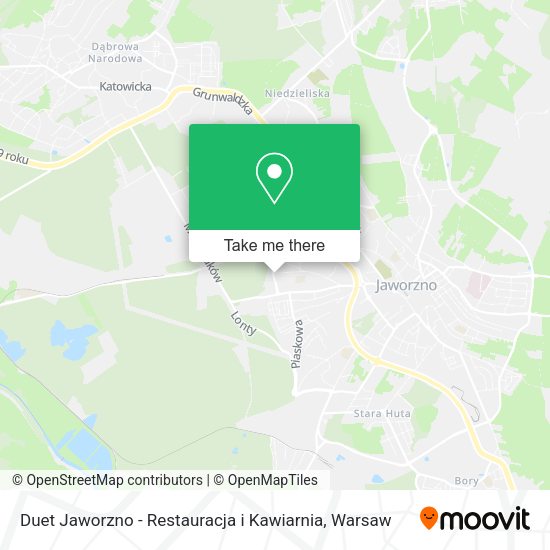 Duet Jaworzno - Restauracja i Kawiarnia map