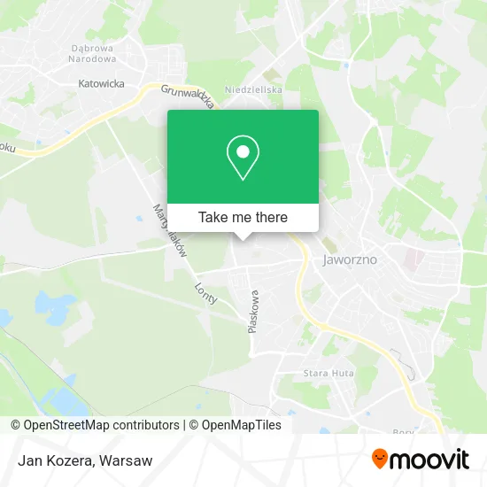Jan Kozera map