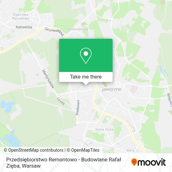 Przedsiębiorstwo Remontowo - Budowlane Rafał Zięba map