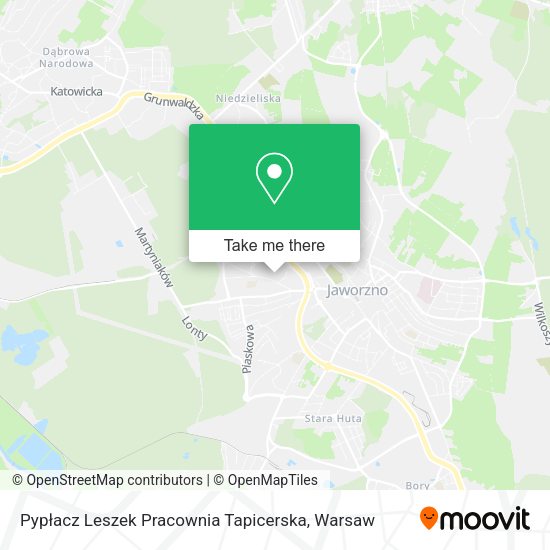 Pypłacz Leszek Pracownia Tapicerska map