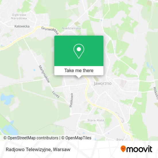 Карта Radjowo Telewizyjne