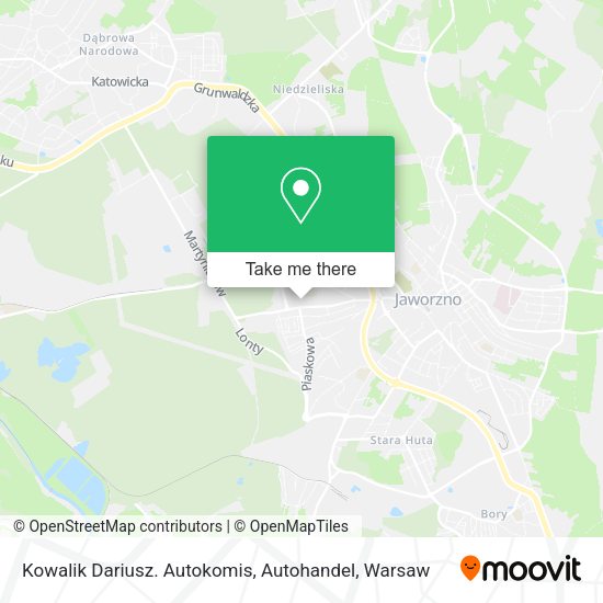 Kowalik Dariusz. Autokomis, Autohandel map