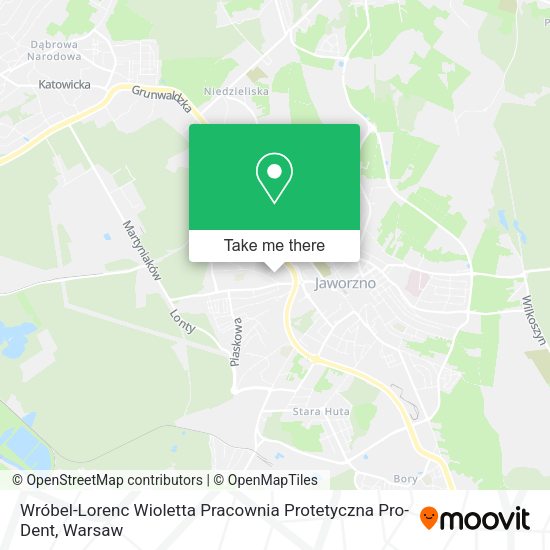 Wróbel-Lorenc Wioletta Pracownia Protetyczna Pro-Dent map