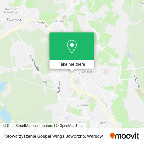 Stowarzyszenie Gospel Wings Jaworzno map