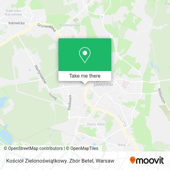 Kościół Zielonoświątkowy. Zbór Betel map