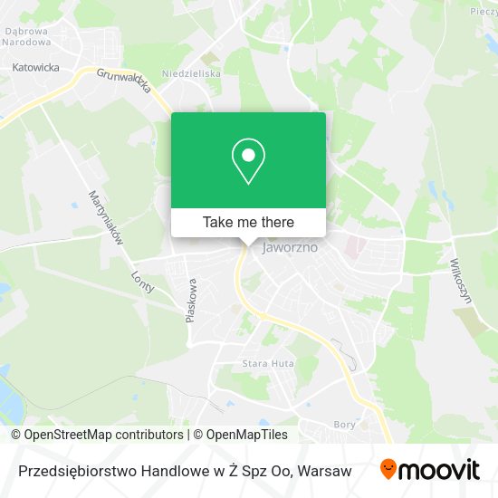 Przedsiębiorstwo Handlowe w Ż Spz Oo map