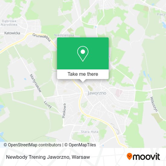 Newbody Trening Jaworzno map