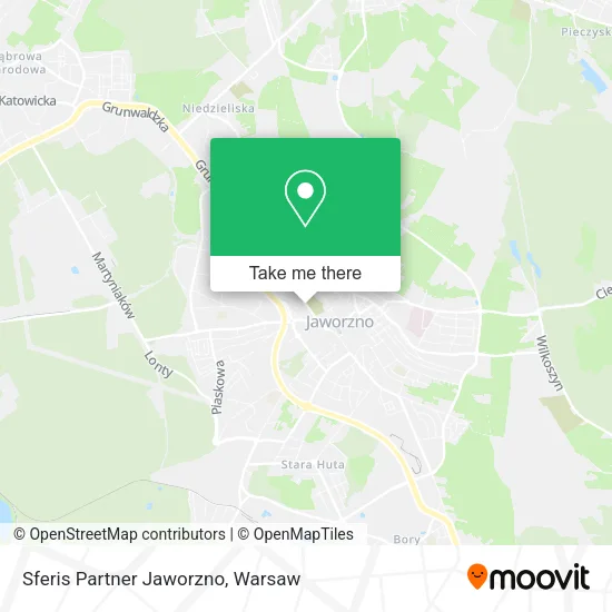 Sferis Partner Jaworzno map
