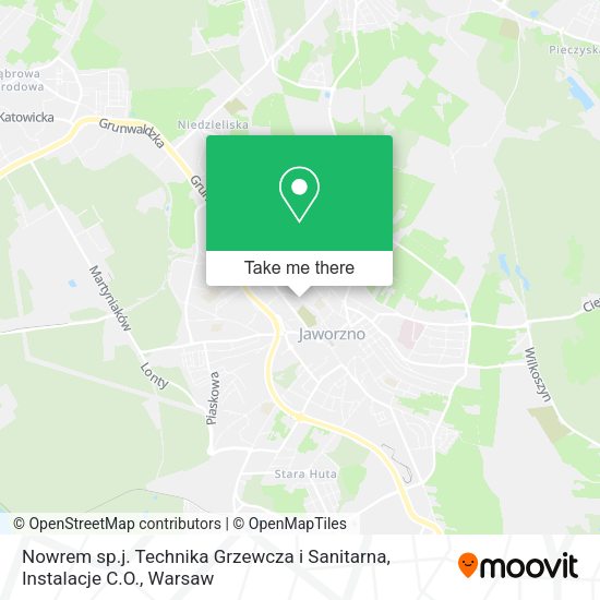 Nowrem sp.j. Technika Grzewcza i Sanitarna, Instalacje C.O. map